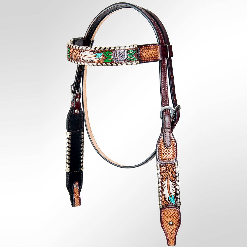ADPAF123-HS Western Leather Headstall