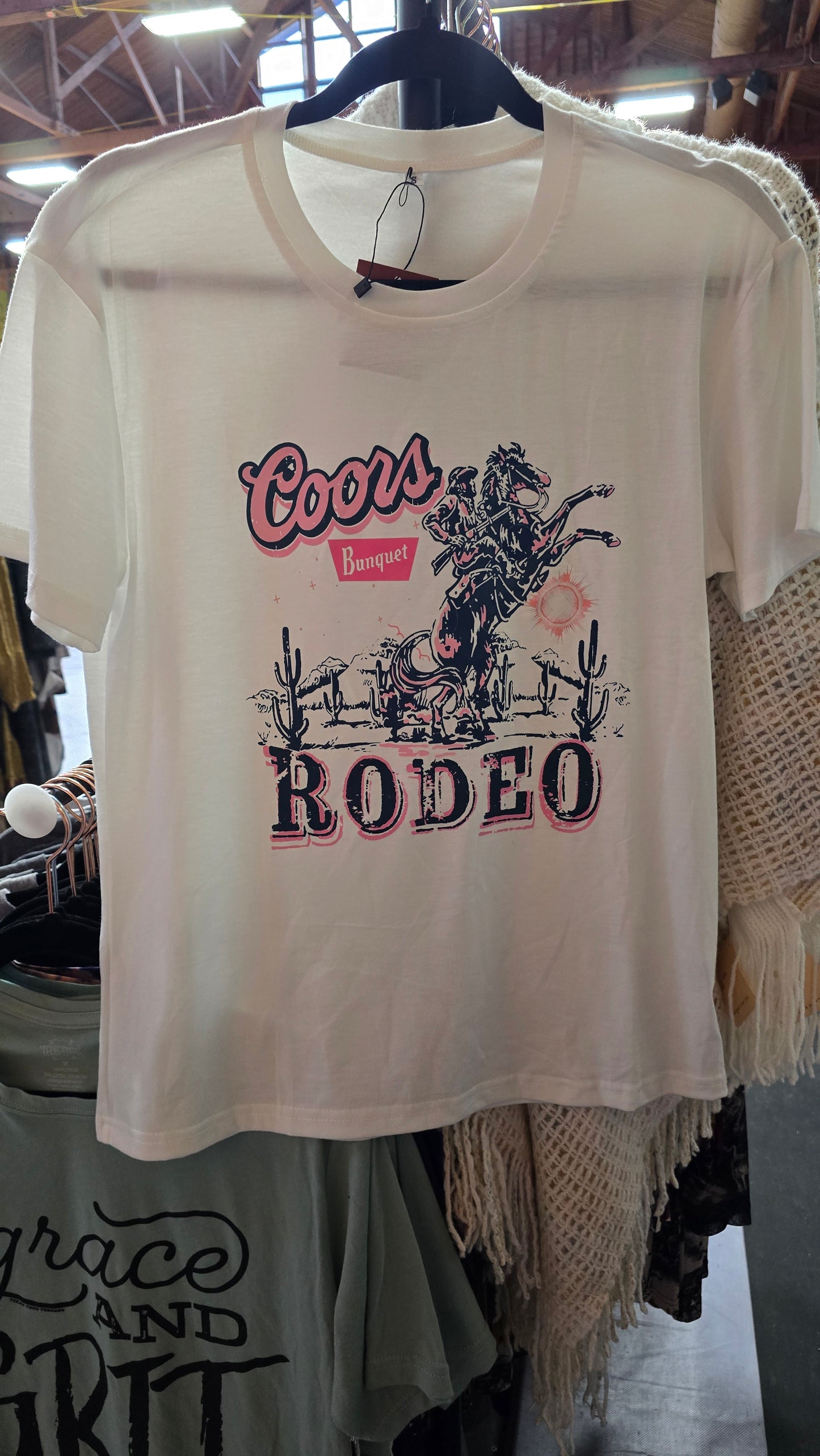 Coors pink and white