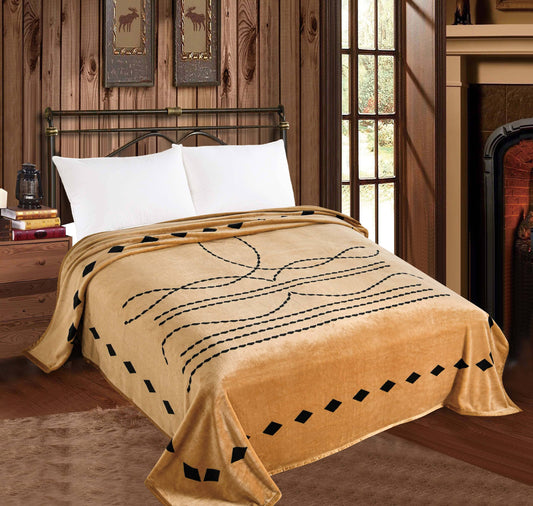BootStitch Print Throw Blanket - King Size - 3 Designs 
