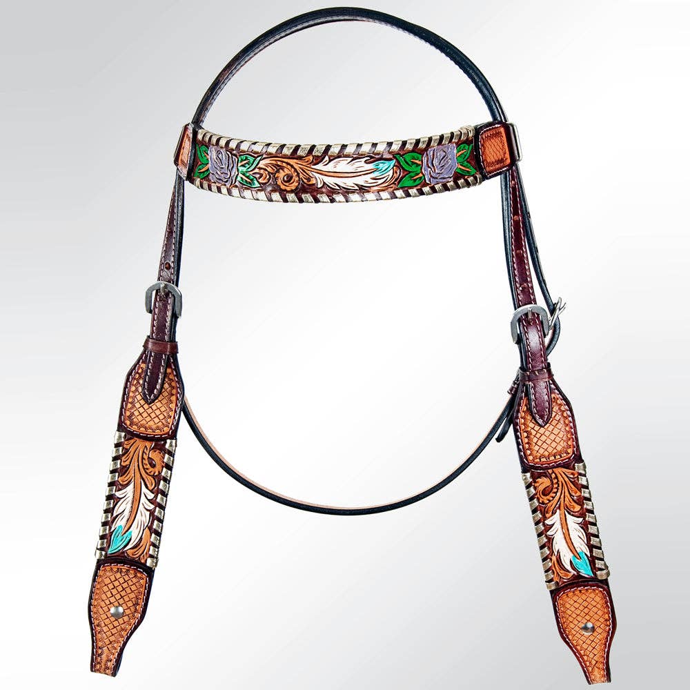 ADPAF123-HS Western Leather Headstall