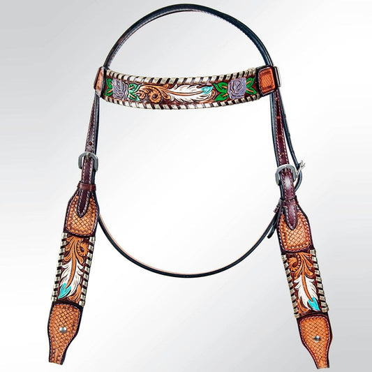 ADPAF123-HS Western Leather Headstall