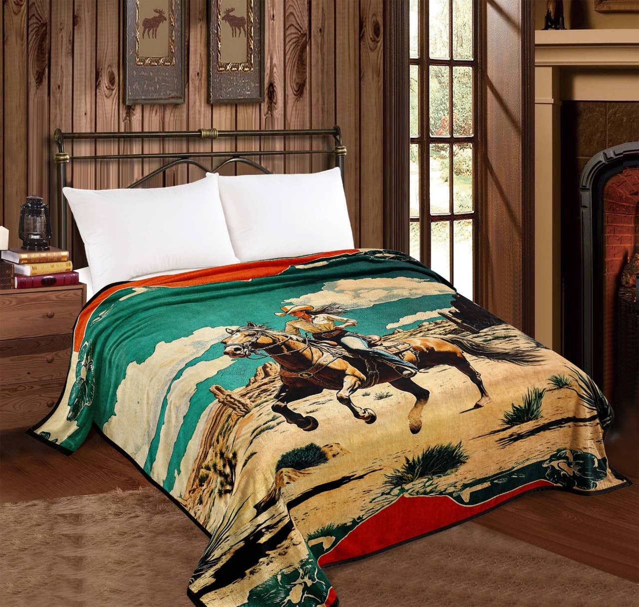 Queen Size Mia Throw Blanket - 12 Designs 